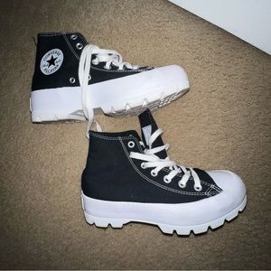 Black Chuck Taylor All Star Lugged - Women’s Size 7.5